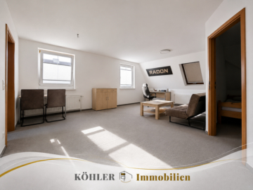Gemütliche Dachgeschosswohnung – teilweise möbliert & inklusive individueller Einbauküche, 02727 Ebersbach-Neugersdorf, Wohnung