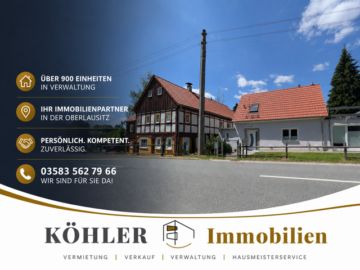 Zwei Häuser auf einem Grundstück – Wohnen, Vermieten oder beides kombinieren, 02782 Seifhennersdorf, Mehrfamilienhaus