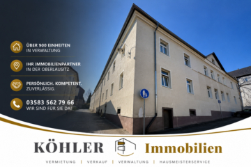 Großzügige 2-Raum-Wohnung zum Selbstgestalten – dauerhaft günstig mieten, 02727 Ebersbach-Neugersdorf, Wohnung